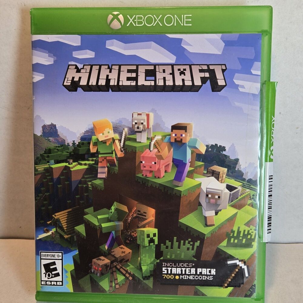 Minecraft Starter Collection (Xbox One) - Physical Disc with 700 Minecoins & DLC